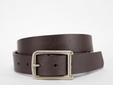 Founders Buckle Belt, Dark Brown